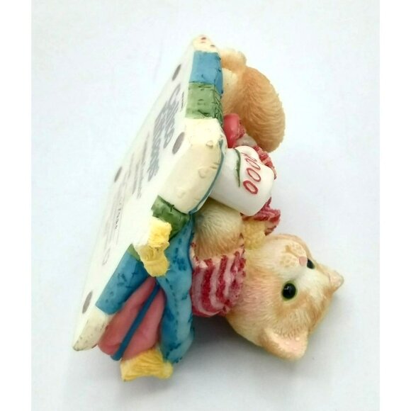 Calico Kittens Creature Comforts 2000 Vintage Enesco Figurine 720755 2.5 Inches - Picture 11 of 14